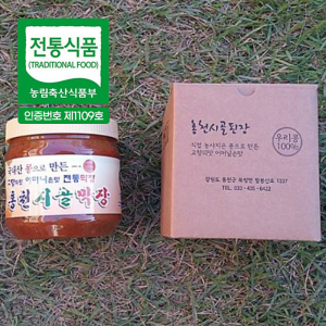 홍천시골된장,홍천시골된장 막장 1kg